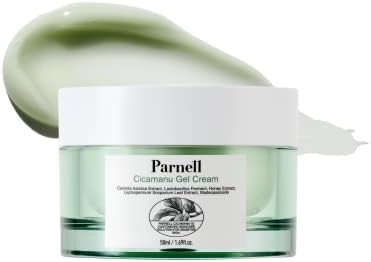 Parnell Cicamanu Gel Cream with Centella Asiatica, Manuka Honey & Panthenol - Daily Moisturizer for Hydrated, Refreshed Skin, 1.69 fl.oz, Alcohol-Free, Not Tested on Animals