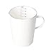 SGSG Taza medidora esmaltada para hervidor con Boquilla de Escala, Utensilios de Cocina Vintage, Jarra medidora, Utensilios de Cocina para Hornear, 500 ml / 1000 ml