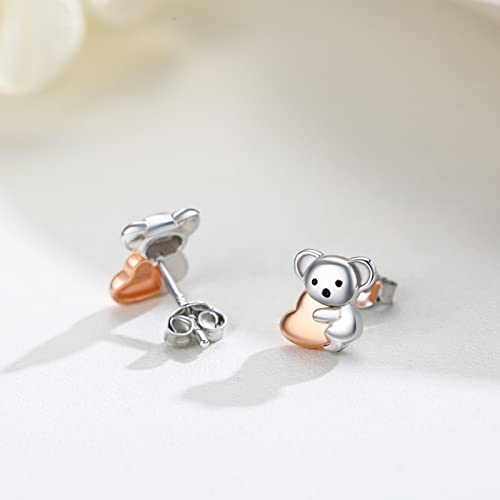 Boucles d'oreilles koala argent, un symbole de douceur à offrir - 2