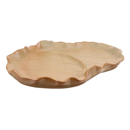 DECOMELODY Bandeja para Macetas De para Plantas Suculentas, Tamaño Razonable y Ligera, Color, para Interiores y Decoración del Hogar, Evita Derrames De Agua y Tierra, Fácil Limpieza