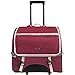 OLOTU 2 in 1 Pet Trolley Case, Cat Backpack with Rollers, Large Space Rolling Pet Carrier for Small Medium Dogs Cats