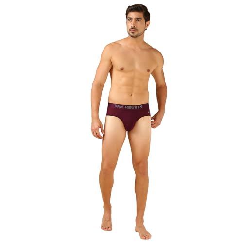 Image of Van Heusen Men's Brief Pack of 1 | Air Series | Lightest Underwear | Mesh Fabric | Breathable Active Brief | Moisture-Wicking & Sweat Absorbent | No Ride-Up Fit | Gym, Sports & Activewear Underwear | Style 40047