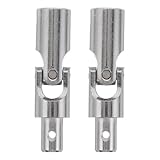 ULTECHNOVO Universalgelenk und Drehbarer Lenkwelle Wellenkupplung aus Aluminiumlegierung mit Leichtem Design für Fensteröffner und Rollladen in Wohn und Außenbereichen