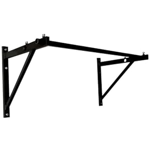 Titan Fitness Adjustable Depth 52″ Wall Mounted Pull Up Bar, 14″ or 22″ from Wall, Rated 400 LB, Home or Garage Gym Chin Up Workout Training Station, Upper Body Workout
