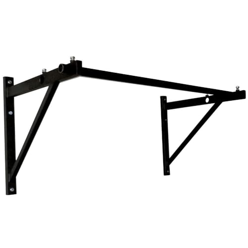 Titan Fitness Adjustable Depth 52″ Wall Mounted Pull Up Bar, 14″ or 22″ from Wall, Rated 400 LB, Home or Garage Gym Chin Up Workout Training Station, Upper Body Workout