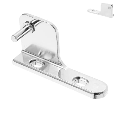 FOMIYES Bisagras para Puertas de Congelador en Acero Inoxidable Resistente, Accesorio para Mini Refrigeradores, Adecuado para Reparación de Frigoríficos Pequeños