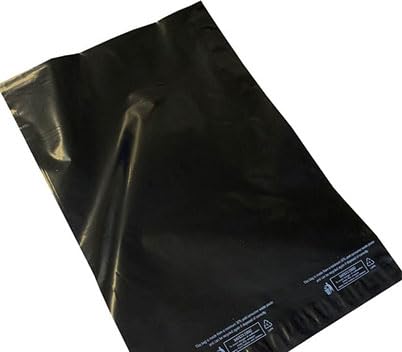 Black 21" x 24" Plastic Mailing Bags 250 Pack
