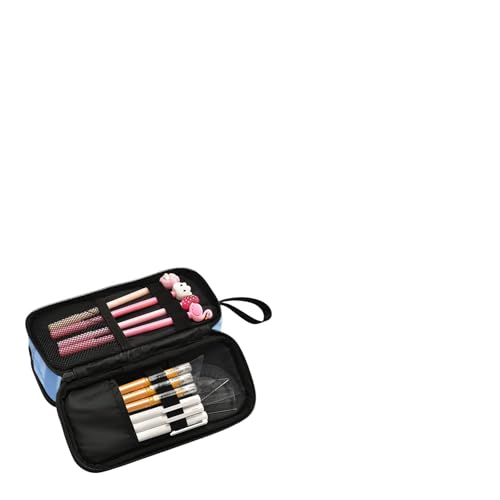 Image of Wolf Snowy Pencil Case Box Boys Girls Large Pencil Pouch Zipper Compartments Big Capacity Stationery Pen Bag Organizer for Kids Teens Adults School