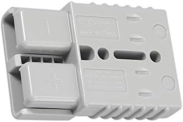 Bohaner Anderson Connector 175Amp 600V Battery Quick Disconnect Connector Plug Kit Cable Terminal Battery Power Connector,Grey 2PCS