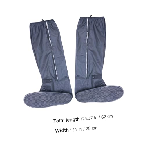 Cubrezapatos reutilizables antideslizantes para lluvia, fundas impermeables lavables para hombres y mujeres, esenciales para actividades al aire libre miniatura 2