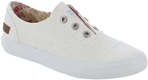 Blowfish Malibu Women's Malia Sneaker, White Dusty Canvas, 8.5 | Image 3