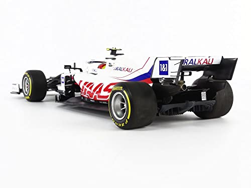 Minichamps 110210147 1:18 Uralkali Haas F1 Team Vf-21-Mick Schumacher-Bahrain Gp 2021 Collectible Miniature Car, Multicoloured #TOP2