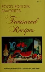 Treasured Recipes - Food Editors' Favorites B000IWXETE Book Cover