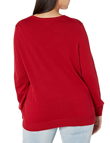 Image of Amazon Essentials Women's Long-Sleeve Lightweight Crewneck Sweater, Flattering (Available in Plus Size)