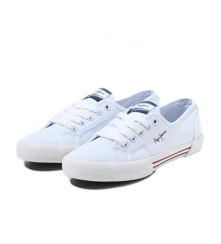 Pepe Jeans Trainers Brady Basic Blanc