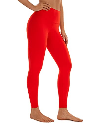 Crz Yoga Womens Butterluxe High Waisted Workout Leggings 28'' - High Waisted Full Length Soft Athletic Yoga Pants Dark Red Small #TOP14