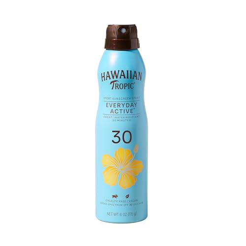 Hawaiian Tropic Everyday Active Clear Spray Sunscreen SPF 30, 6oz...