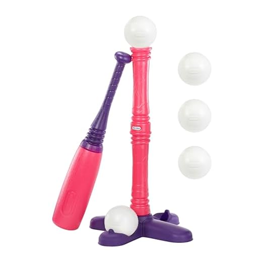 Little Tikes T-Ball Set,Pink, 5 Balls, for Toddlers Ages 18+ Months – Amazon Exclusive