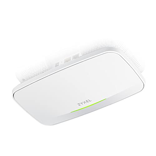 Image of Zyxel WiFi 6E AXE7800 Wireless Gigabit Pro Access Point | Tri-Band Operation | Smart Antenna | 2.5G Uplink | Mesh | PoE++ | Nebula Pro Pack [WAX640S-6E]