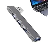 Pratique à transporter : avec notre répartiteur USB pour ordinateurs portables, vous pouvez facilement étendre la connectivité à l'extérieur grâce à son poids léger et sa petite taille. Profitez de la commodité d'un transport facile et d'une extension de connectivité.