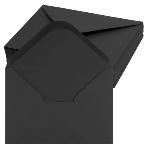 Briefumschläge, 50 Stück Umschläge mit Nassklebung, 120 g/m²...