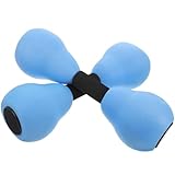 CONGARTENO Mancuernas Acuáticas Ajustables de EVA Pesas de Agua para Entrenamiento Piscina Soporte Flotante para Ejercicio de Brazos de Azul con Cierre Negro