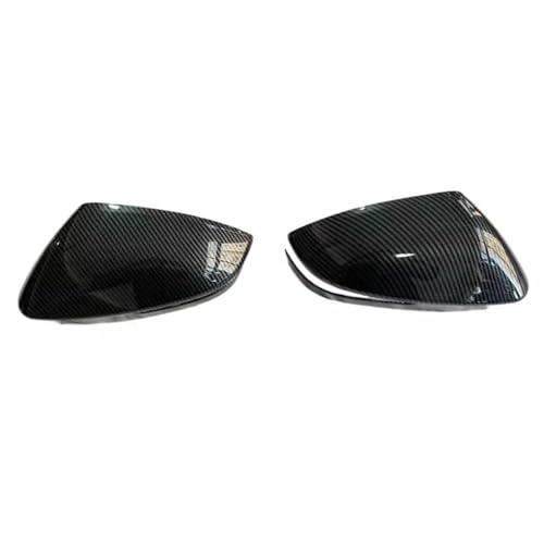 バックミラー 車用エクステリアミラーハウジング に適合するクラウン 2023-2025 オートステッカー リアビューサイドカバー ウィングキャップ ドアシェル カーボンルック アウトシェル(カーボン調)