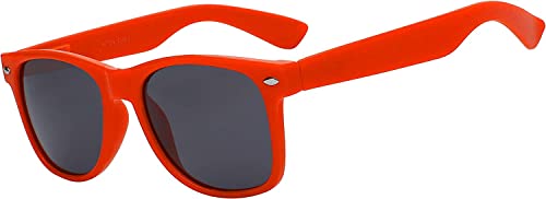 Image of OWL Retro Style Sunglasses 80's Classic Vintage Unisex Nerd Colored Frame