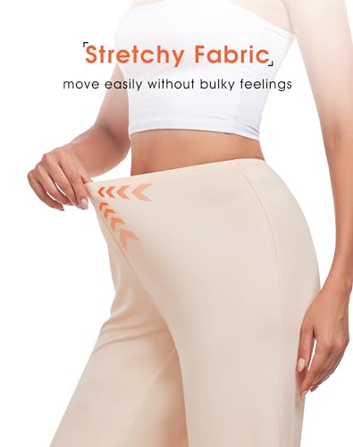 MANCYFIT Culotte Slip for Women Pettipant Half Slip Bloomers Wide Leg Pajama Pants4