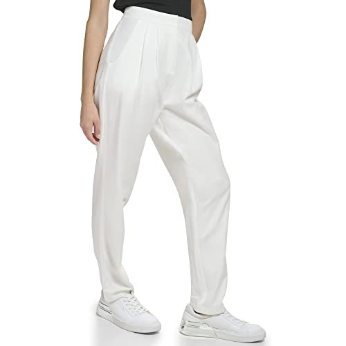 Calvin Klein Women's Conforming Shirred Front Cotton Blend Pockets Pant (Standard and Plus Size)2