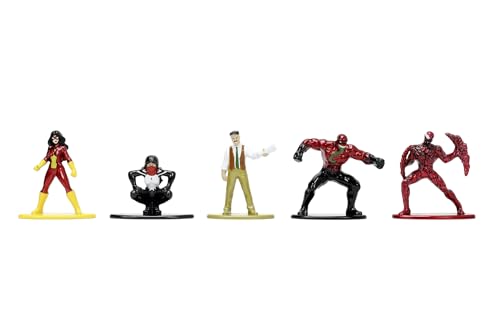 Jada - Marvel Spider-Man Nanofigurs Multi-Pack 18 Pz Wave 8, 253225028, +8 Anni, 18 Personaggi In Metallo Pressofuso, Dimendione 4 Cm, Peso 30 Grammi - 5