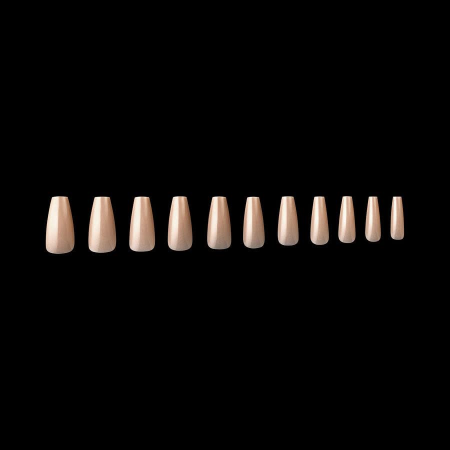Apres Gel-X Neutrals Alex - Natural Coffin Medium Box of Tips 150pcs