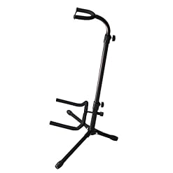rayzm support de guitare avec réglage de la hauteur, support vertical en métal pour guitares acoustiques/électriques… - Les Beatles, Paul McCartney, John Lennon, RIngo Starr, George Harrison