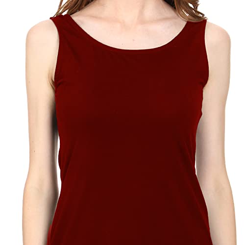 Image of ROARERS Women Maxi Length Sleeveless Cotton Black Dress