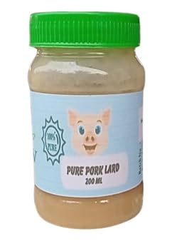 Home made pure Pork Lard, lard,pandri koluppu ennai, Handi kobbu,Laard oyal pack of 200 Ml