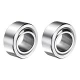 QUARKZMAN 2 Stk COM 12T Sphärisches Gleitlager 0.75" x 1.437" x 0.75" Lagerstahl Vorgeschmiertes Radiales Sphärisches Gleitlager Leises Schwinglager