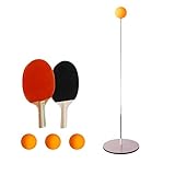 【De alta calidad Materiales】 ➽ Nuestro conjunto de tenis de mesa utiliza una mesa de ping pong especial de espesor con una base estable y antideslizante.Si es para principiantes, niños o adultos, de excelente calidad puede mejorar en gran medida la tasa de captura, lo que mejora el entretenimiento y jugando un papel de descompresión y de entretenimiento.