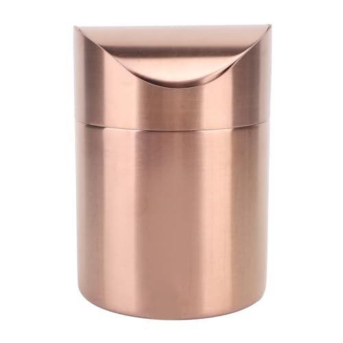 Poubelle de table compacte Pilipane petit bac à ordures en acier inoxydable pour cuisine