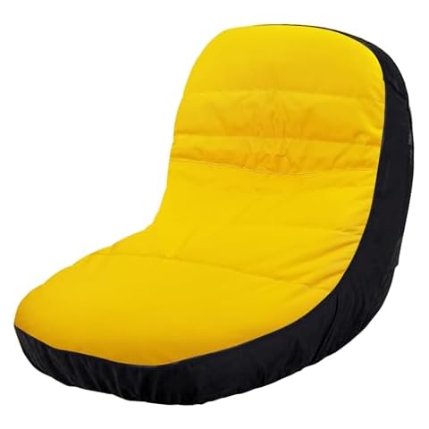 Seat Cover (Large) LP92334 Fits John Deere Mower up to 16.5'' - 18" High (Waterproof) (Four Convenient Pockets)(Made with Oxford 600d Fabric) Comes with Storage Pouch Cover