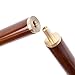 Santa Claus Brown Wooden Fashion Walking Stick Decorative Cospaly Party Wood Walking Cane Halloween Mace Wand Crosier 96cm