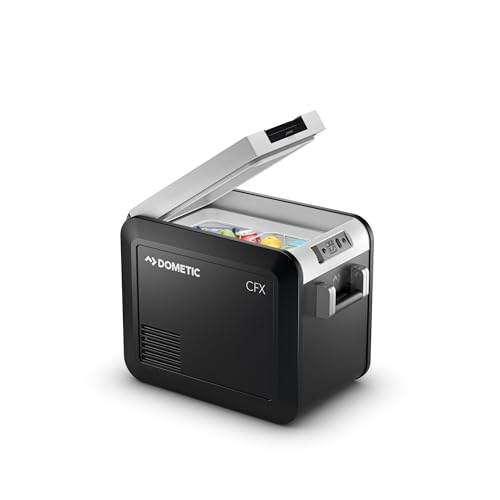 DOMETIC CFX3 25 - Tragbare Kompressor Kühlbox 25L mit APP-Steuerung - 12/24V 240V - Elektrische Kühlbox, Gefrierbox Auto - Mini-Kühlschrank für Lkw, Boot, Reisemobil