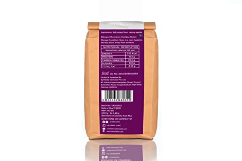 Image of The Select Aisle Self Raising flour - 1 pound (453g) [Speciality baking flour| Low ash content| Perfect for cupcakes, cakes, scones, cookies | Baking ingredients ]