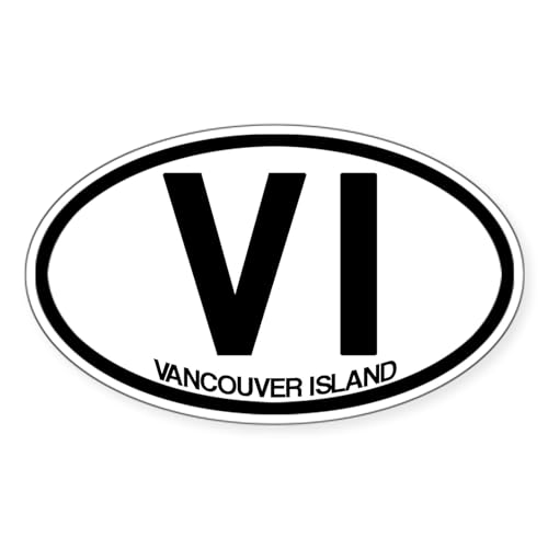 CafePress Vancouver Island Oval Car Bumper Sticker