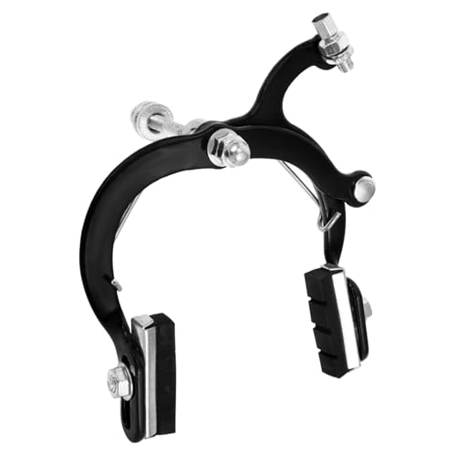 Generic Bike Brake Caliper Set Rim Brake Pad Front Cycle Brake Clamp for Mountain and Road Bikes Black