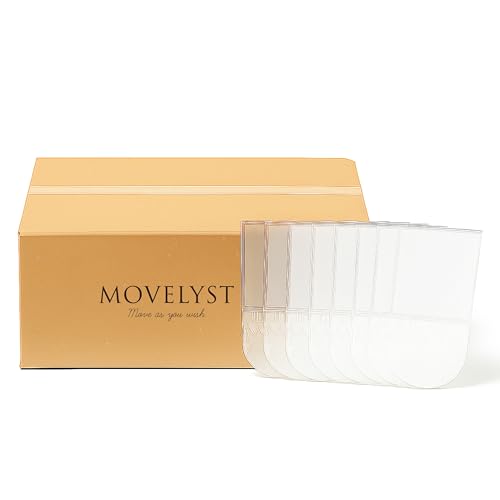 MOVELYST 300 Pieces Refill Strips for Mini Clear Light Clips - Damage-Free Adhesive Replacement Strips for Decorative Clips, No Tools Removable Indoor Mini Wall Hooks for Hanging