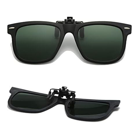 Long Keeper Kids Clip On Sunglasses Polarised Children Junior Clip-on Sunglasses over Prescription Glasses UV Protection Flip Up Sunglasses for Boys Girls Cover