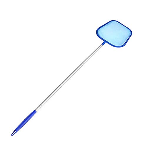 Hearthrousy Poolkescher Schwimmbad Kescher mit Stange Laubkescher Pool Bodenkescher Tief Poolreinigung Reinigungs Net Rake Abnehmbar Mesh Skimmer Pools und Spas für Spa Pond Swimming Pool