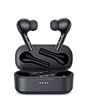True Wireless Earbuds Noise Cancelling with 4 Microphones, WENKEY Bluetooth Headphones with 5 Sizes Tips for iPhone, Android, IPX6 Waterproof, 30H Playtime, TWS Bluetooth Earphones with Charging Case