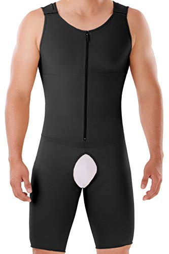 064 Fajas para Hombres - Mens Shapewear Colombian Girdle - High Compression Fajas Colombianas para Hombre with Zipper