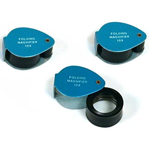 3 Gemologist Loupes 10X Magnifier Eye Piece Tools